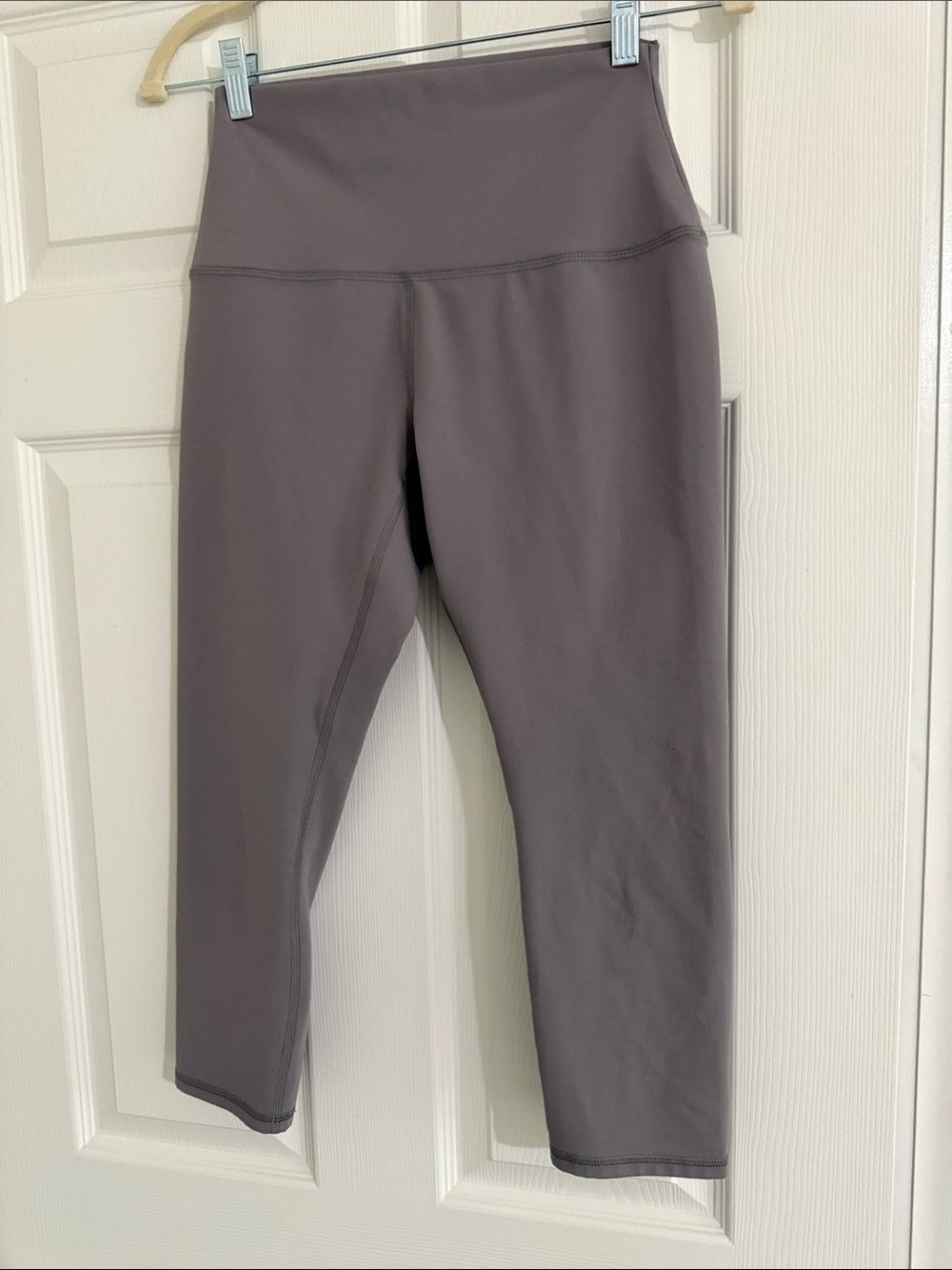 RBX High-Waist Cropped Performance Leggings - Gray